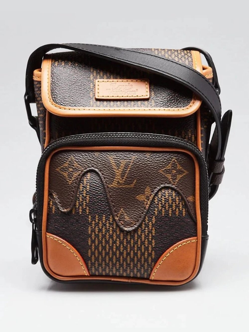 Louis Vuitton x Nigo Limited Edition Giant Damier Canvas/Leather Nano Amazone...